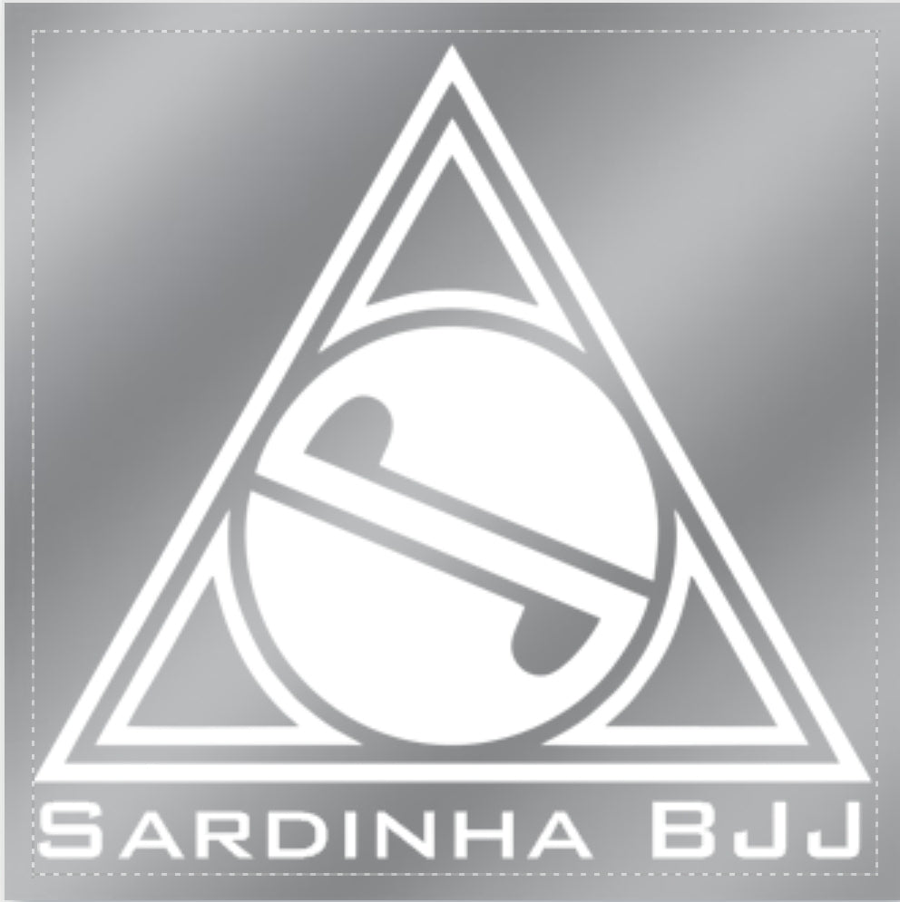 SardinhaBJJ Window Decal - White