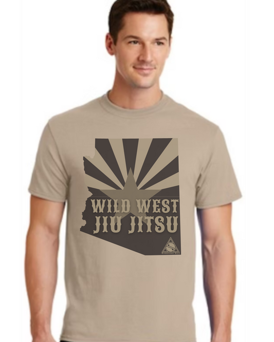 Wild West Jiu Jitsu T-shirt - Tan