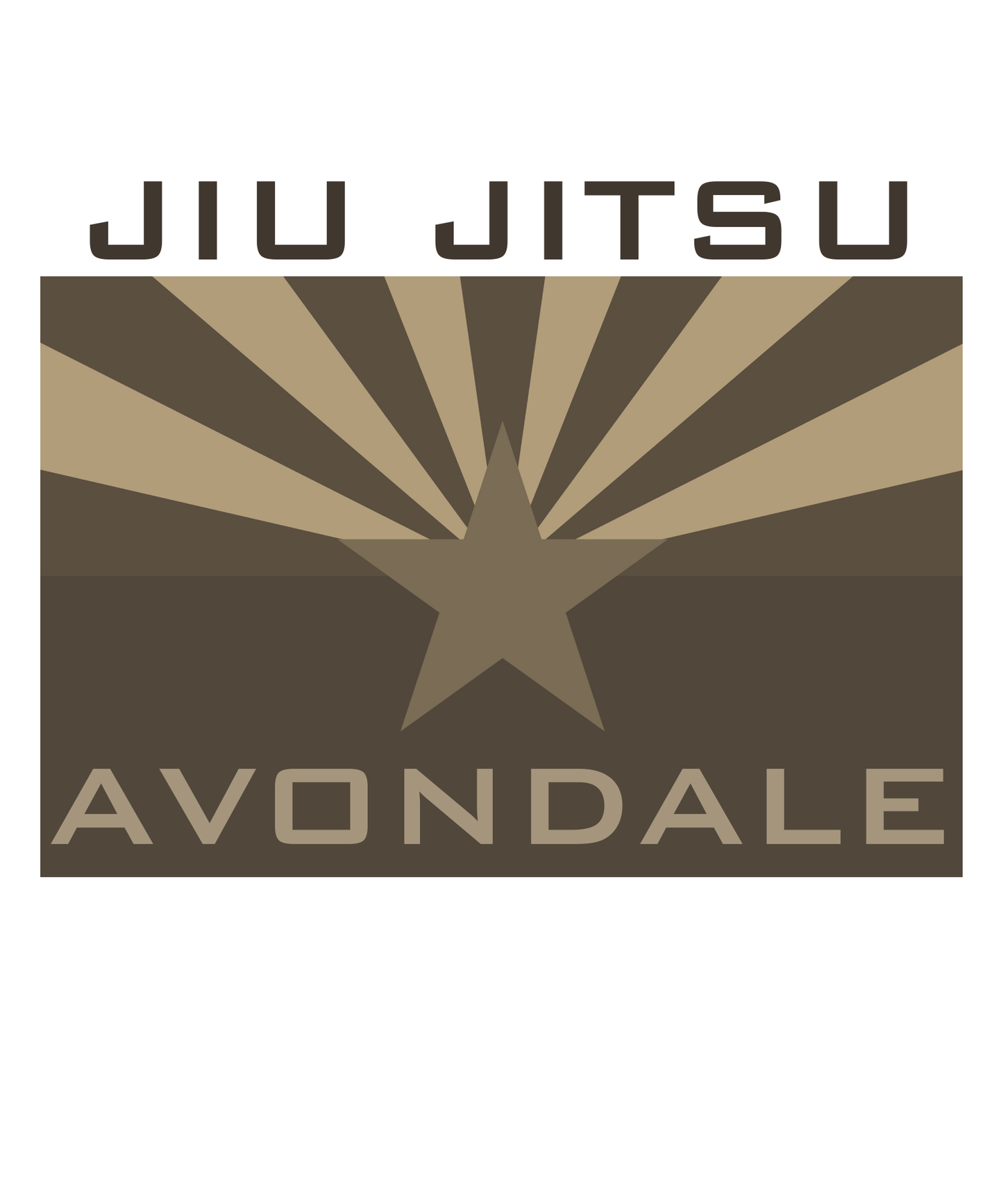 Wild West Jiu Jitsu T-shirt - Tan
