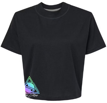 Women's Boxy JJ T-shirt - Black