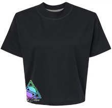 Load image into Gallery viewer, Women&#39;s Boxy JJ T-shirt - Black
