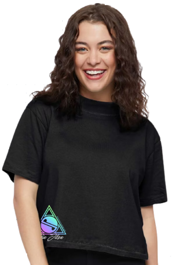 Women's Boxy JJ T-shirt - Black