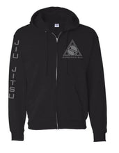 Load image into Gallery viewer, Train Hard Zip-Up Hoodie - Black
