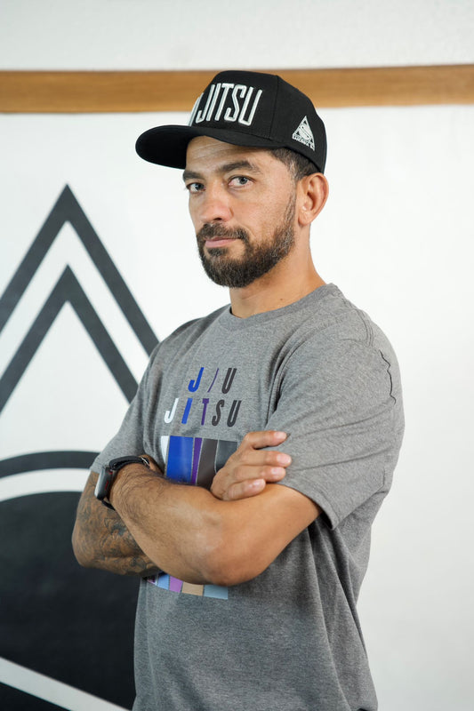 Jiu Jitsu Stripes T-shirt - Gray