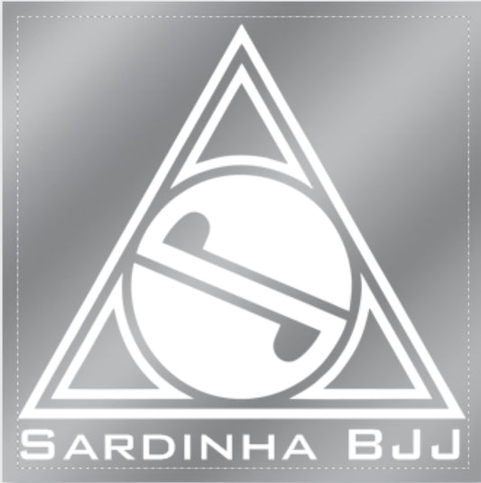 SardinhaBJJ Window Decal - White
