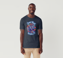 Load image into Gallery viewer, Just Roll T-shirt - Navy Blue
