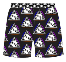 Load image into Gallery viewer, Triangle Print Shorts - Black
