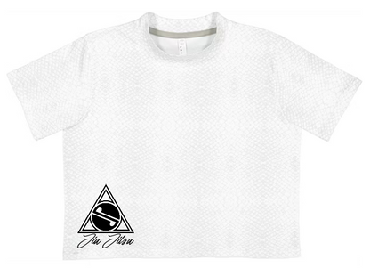 Women's Boxy JJ T-shirt - Reptile White