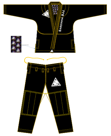 Adult Team Kimono (Gi) - Black