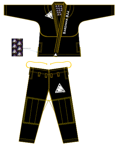 Kids Team Kimono (Gi) - Black